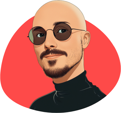 Illustrated portrait of Vojta